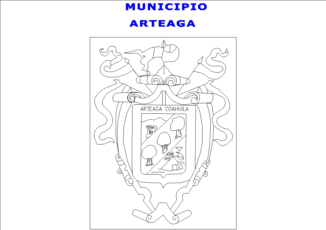 Armoiries de la municipalité d'Arteaga