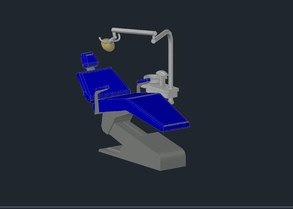 fauteuil dentaire 3D