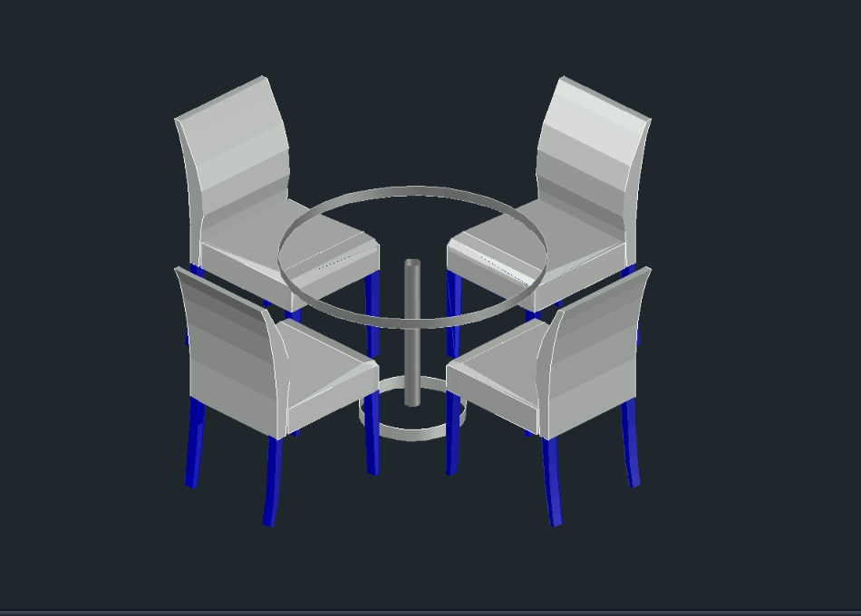 Mesa y sillas
