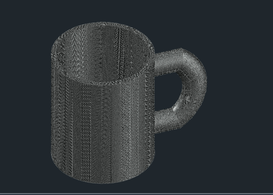3D-Krug oder Tasse