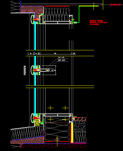 Curtain wall in AutoCAD | CAD download (209.86 KB) | Bibliocad external block diagram 