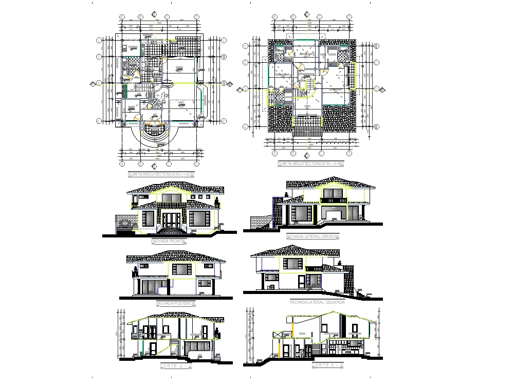 two-level-house-in-autocad-cad-download-589-22-kb-bibliocad