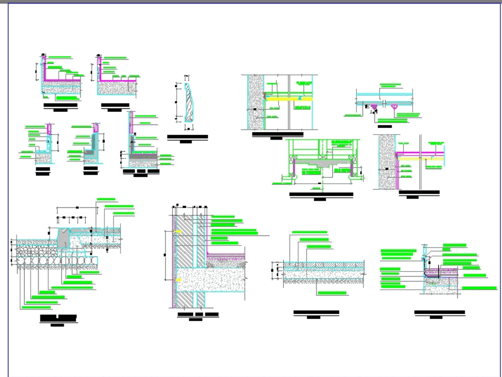 Details - floors details in AutoCAD | CAD download (120.31 KB) | Bibliocad