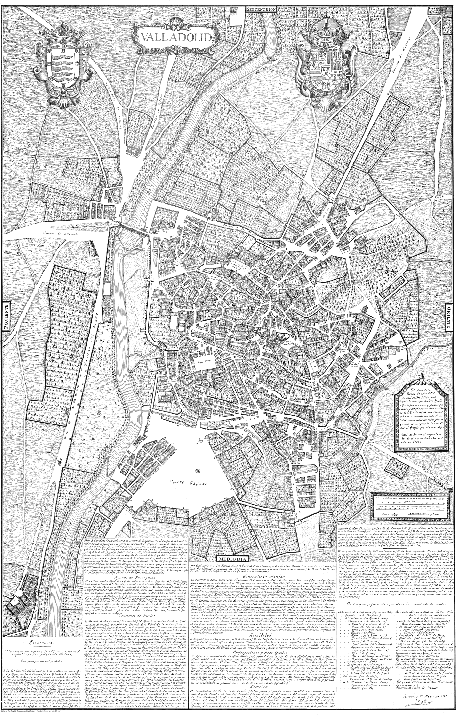 Mapa de Valladolid1738