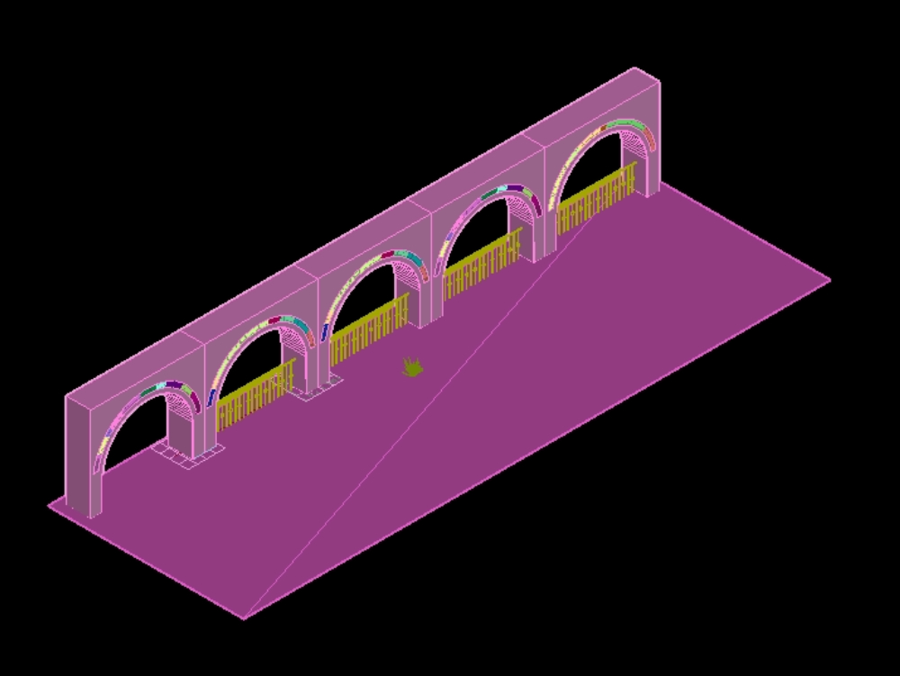 Portals of Arequipa in 3D.