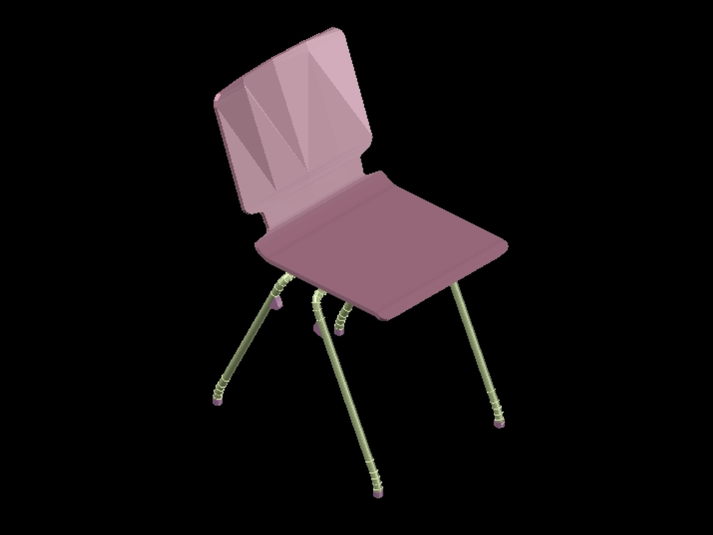 3D-Stühle.