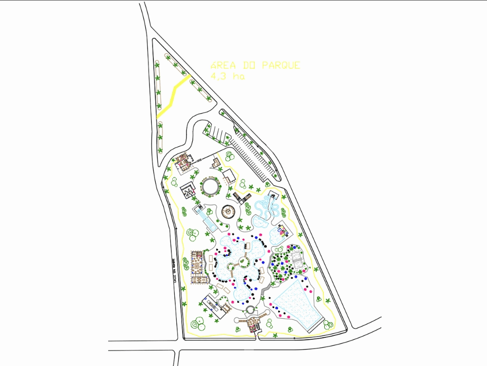 Water park in AutoCAD Download CAD free  1 35 MB 