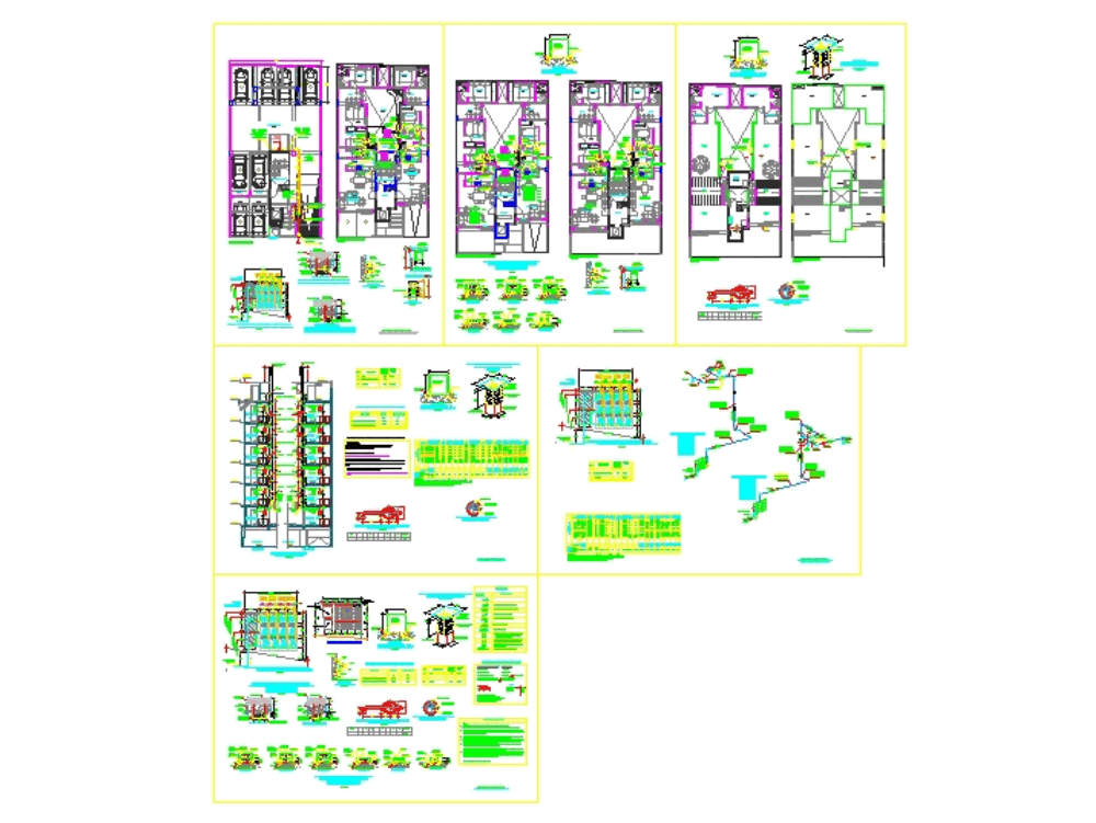 Instalaciones de gas natural en AutoCAD | CAD (1.58 MB) | Bibliocad