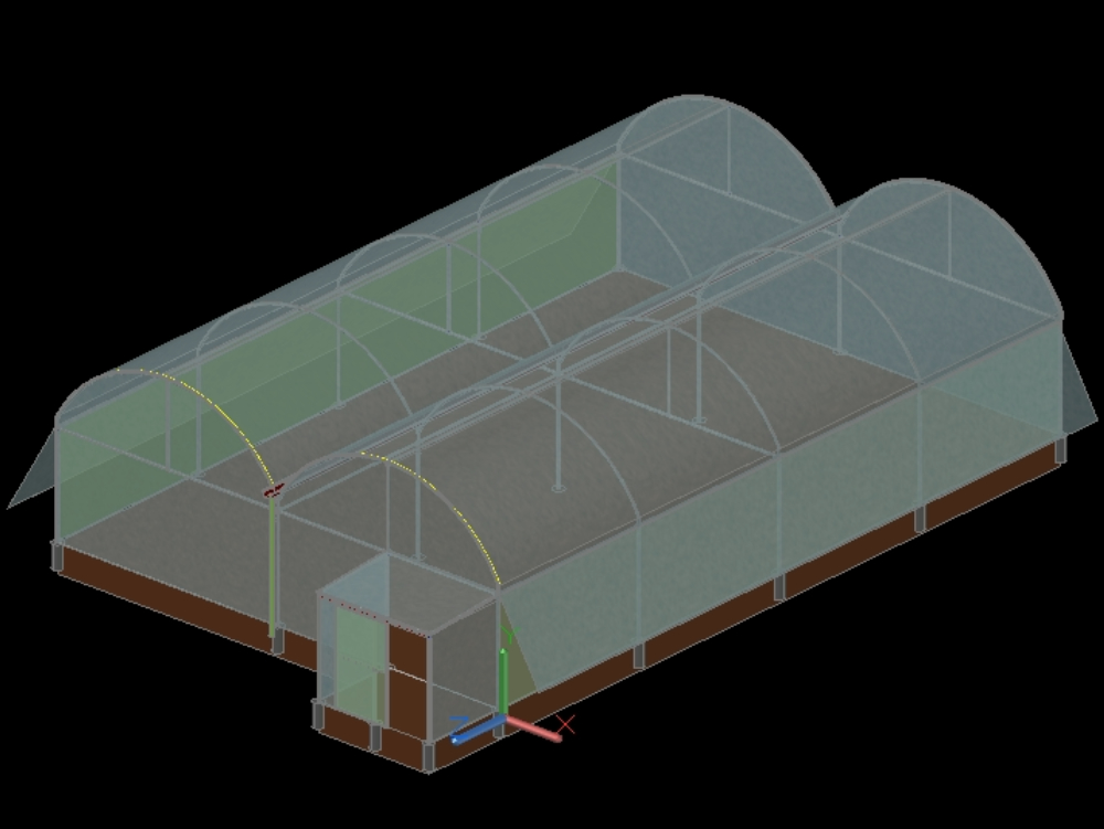100m2 greenhouse