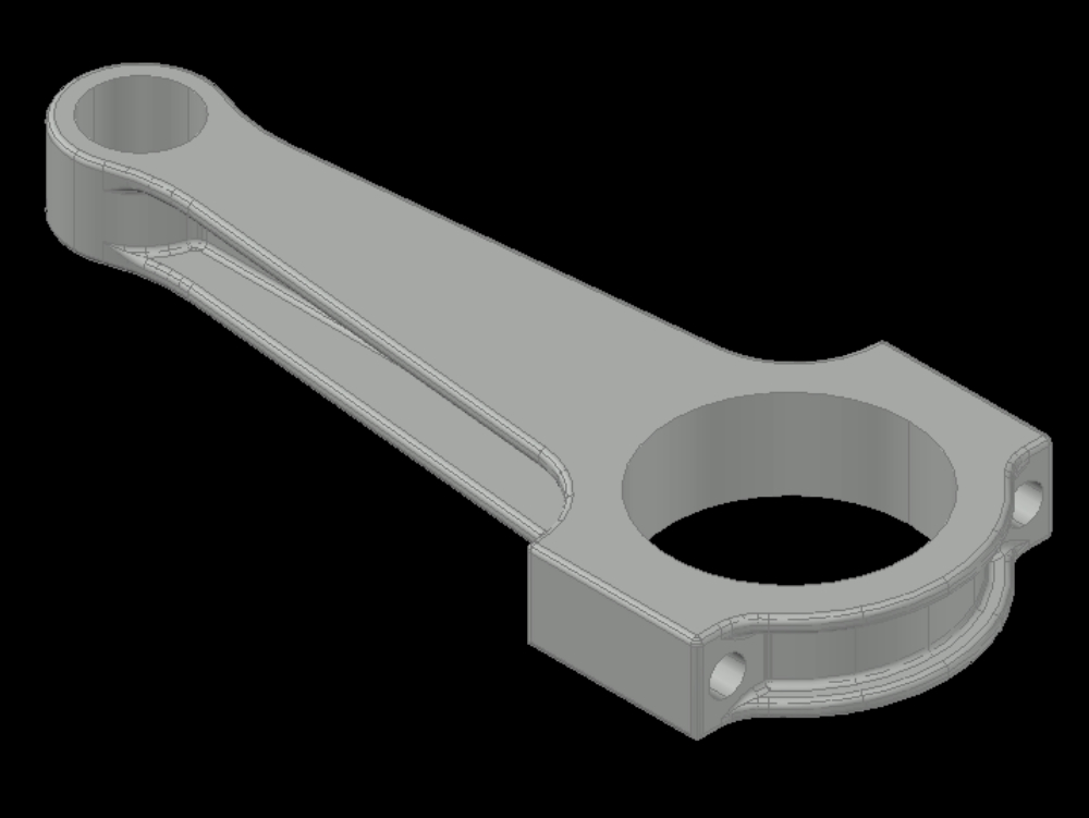Connecting rod in 3d.
