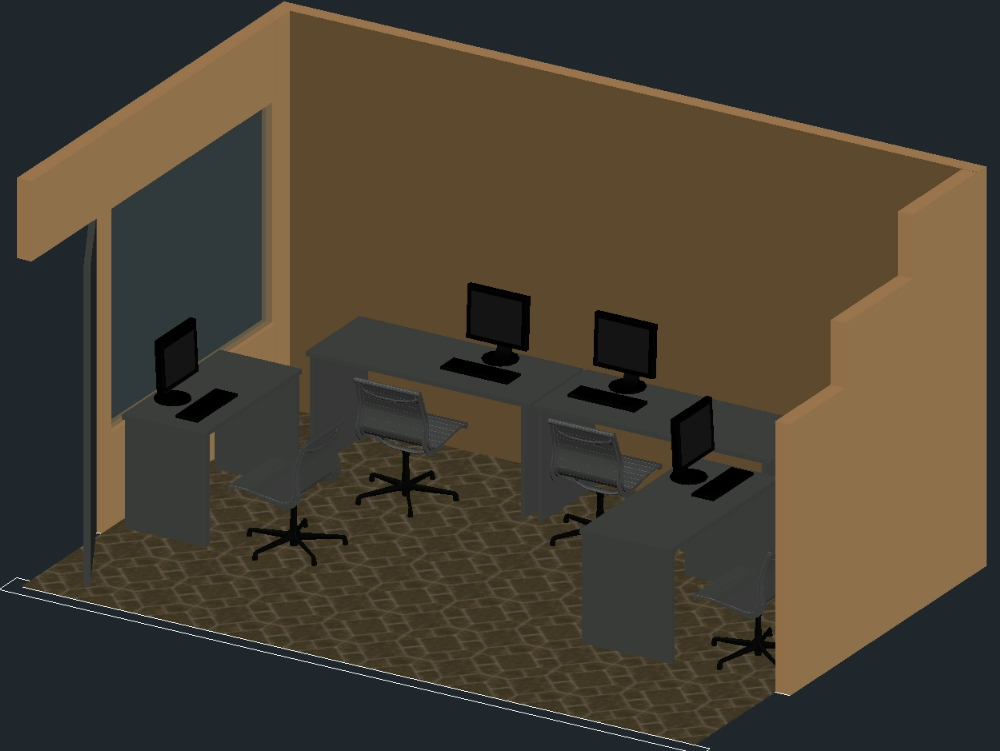 3D-Büro