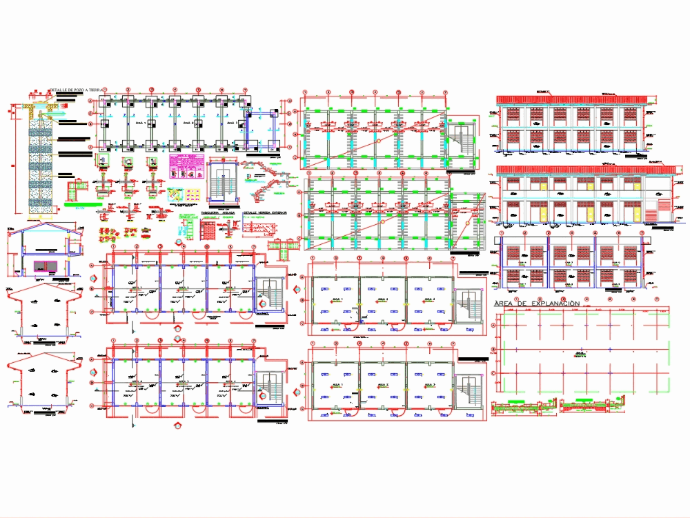 Planos de invernaderos en autocad