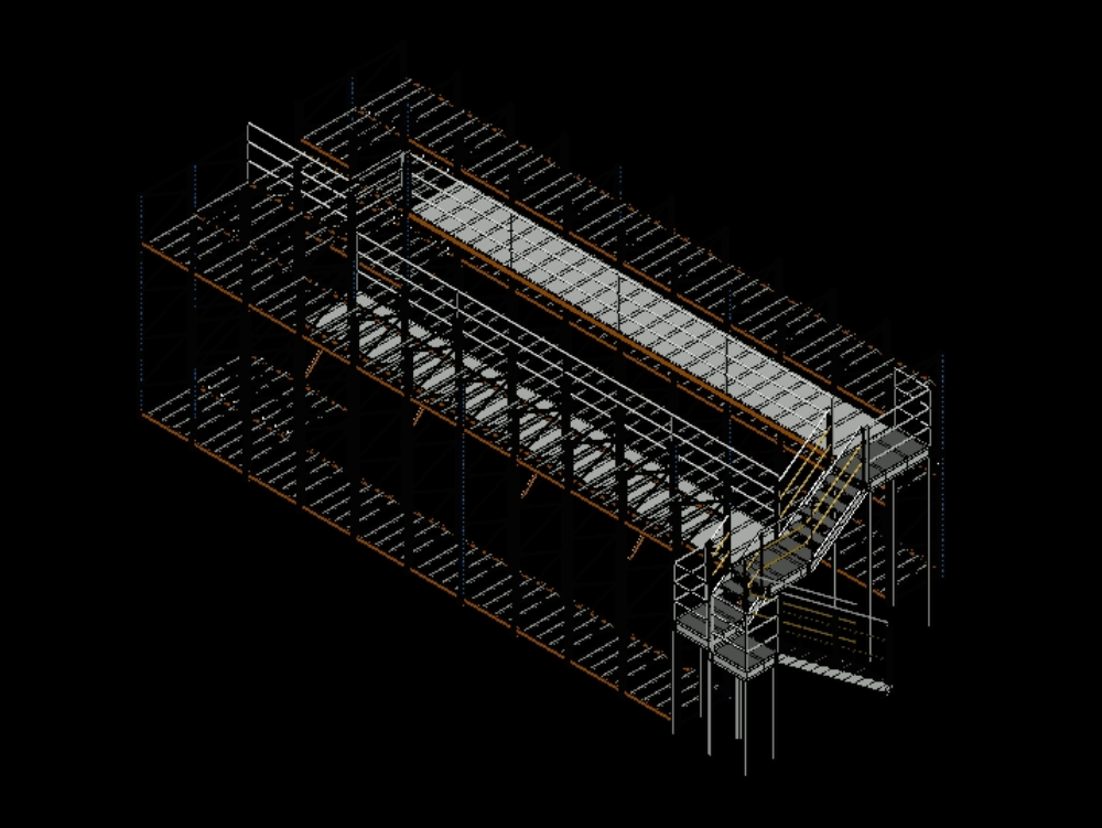Industrial structure in 3d.