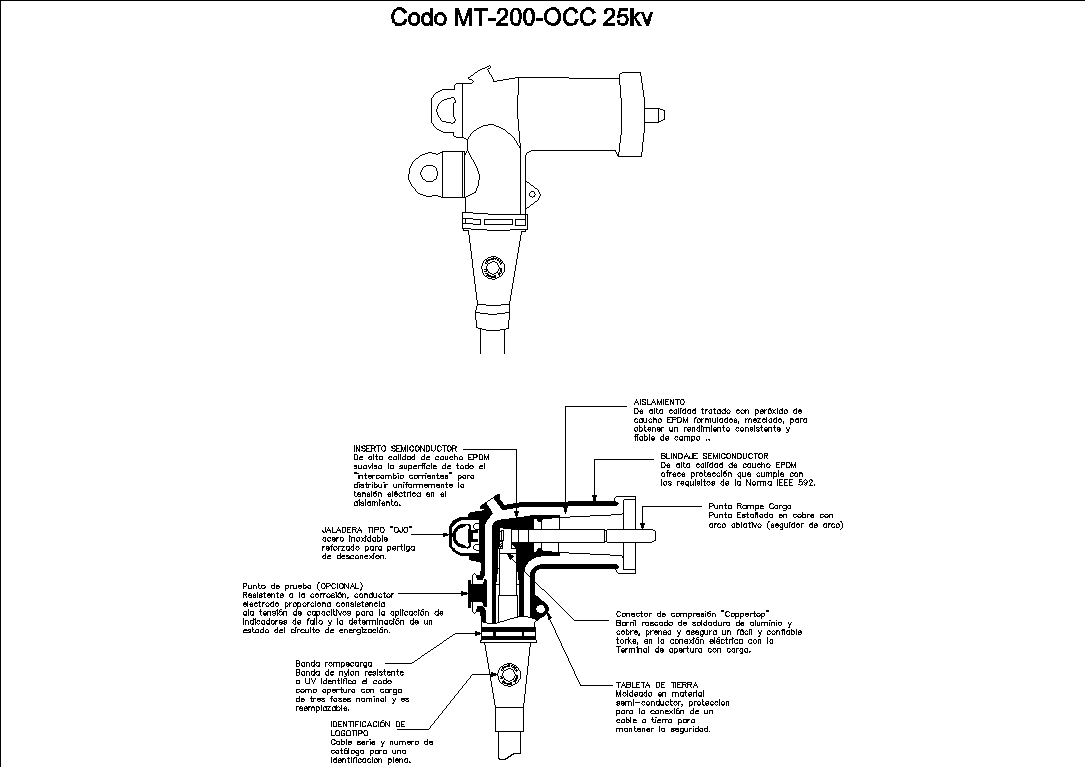 Codo MT - 200 - OCC 25kv