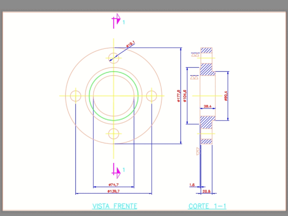 Brides Dans Autocad Téléchargement Cad Gratuit 5186 Kb Bibliocad 5865