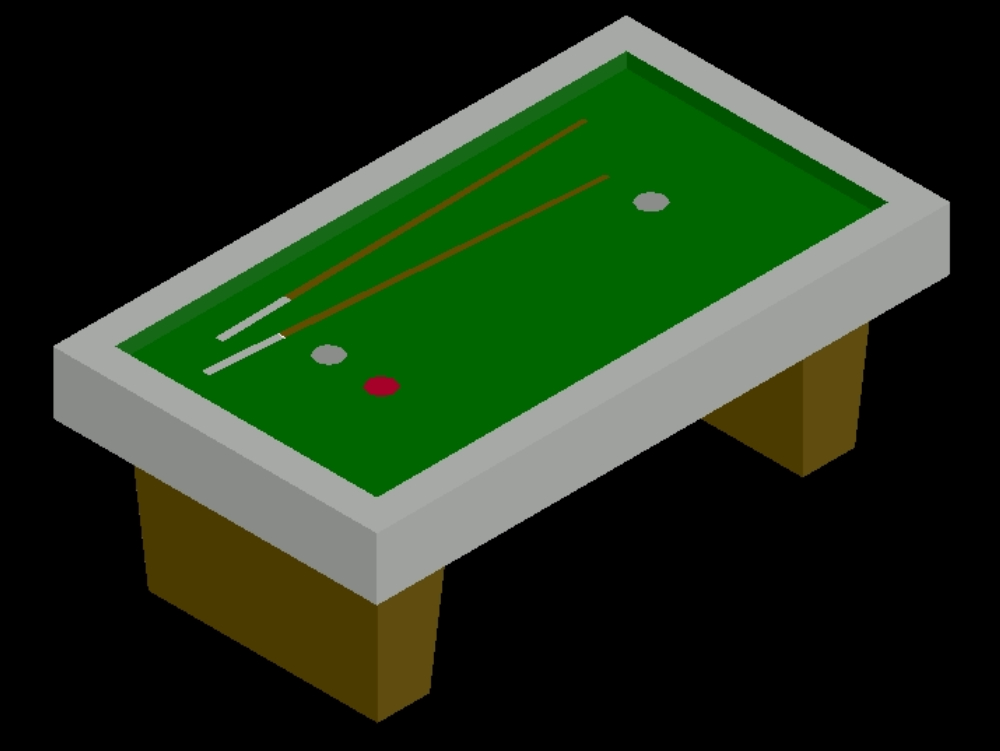 3d pool table