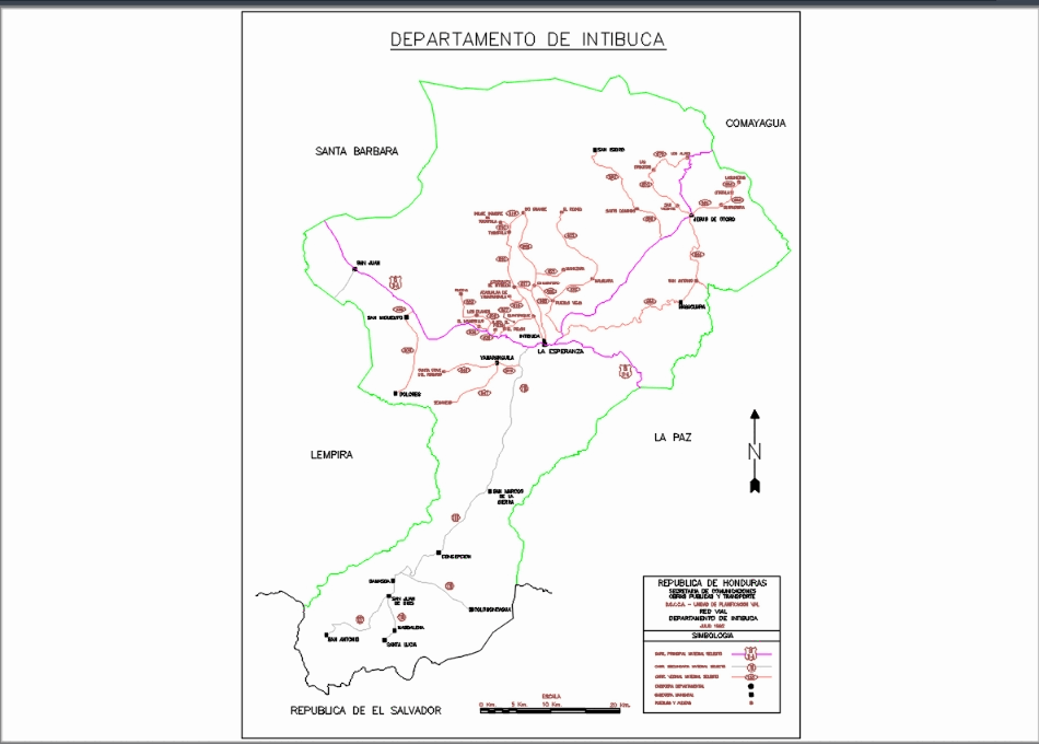 Intibuca Map