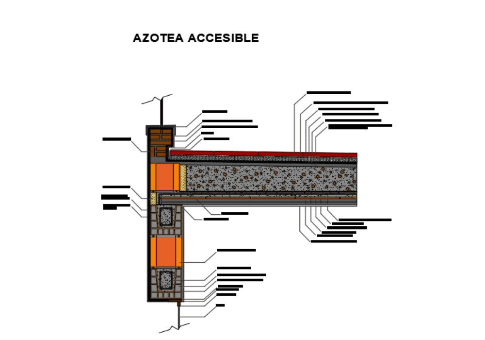 Corte azote accesible en AutoCAD | Descargar CAD (88.25 KB) | Bibliocad