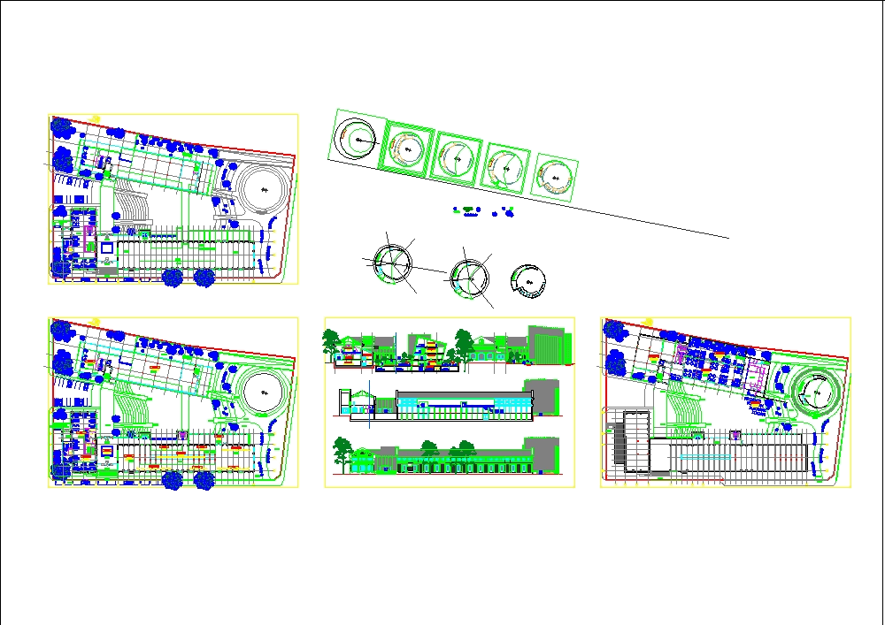 Museum in AutoCAD | CAD download (3.79 MB) | Bibliocad