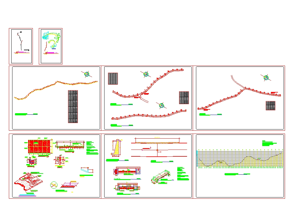 Road improvement in AutoCAD | CAD download (4.84 MB) | Bibliocad