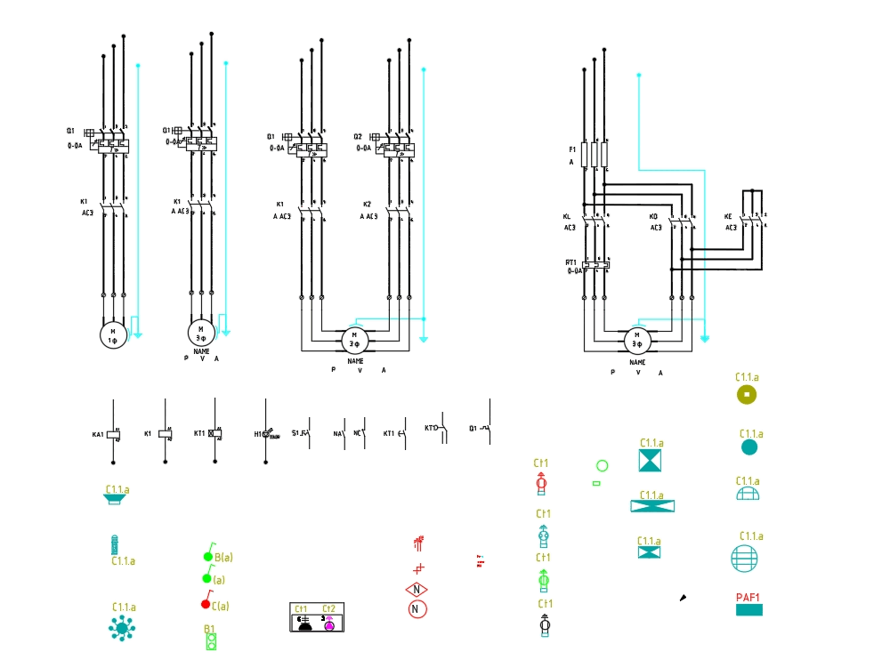 Autocad Wiring Diagram Autocad Electrical Drawing Symbols