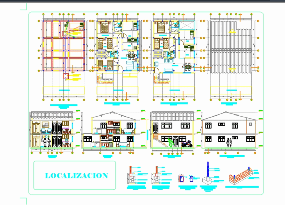 Única Casa De Família Em Autocad Baixar Cad 949 15 Kb Bibliocad