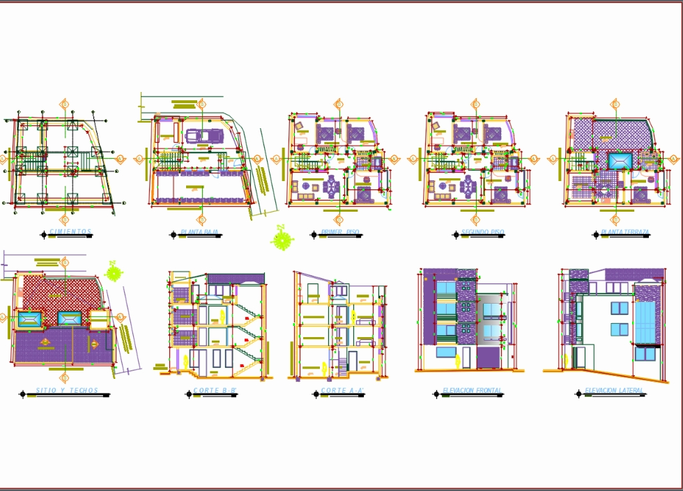 single-family-home-in-autocad-cad-download-513-08-kb-bibliocad