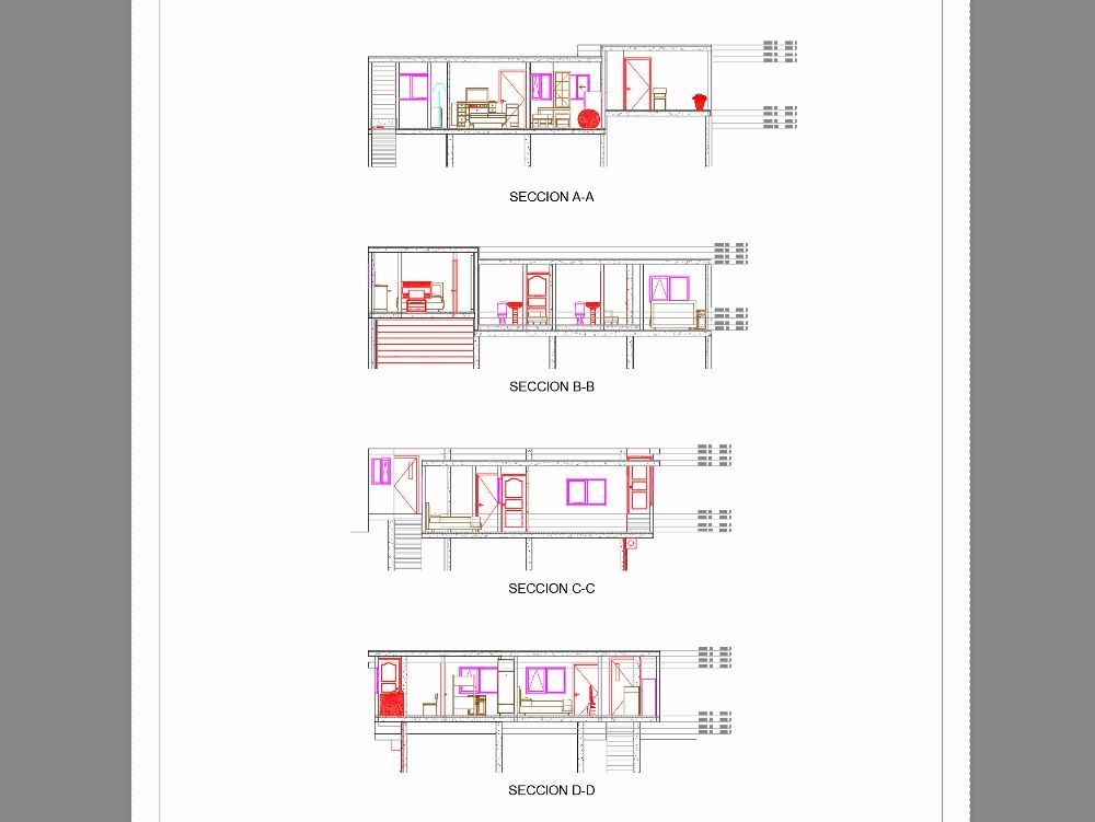 Studio apartment in AutoCAD | CAD download (10.91 MB) | Bibliocad