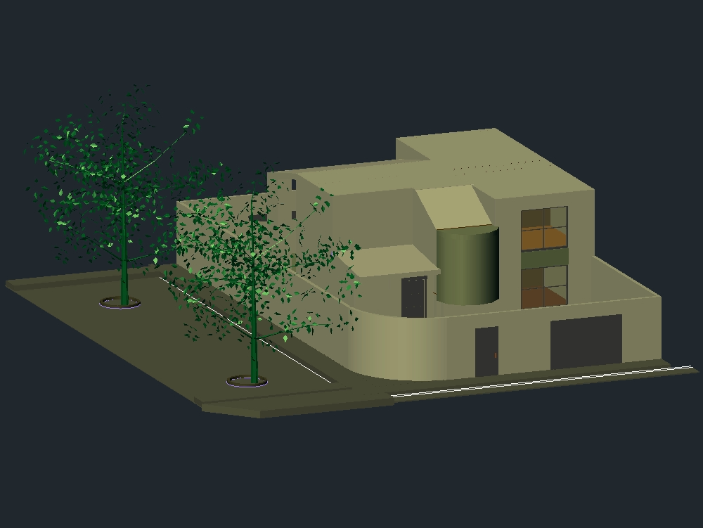 casa unifamiliar 3D