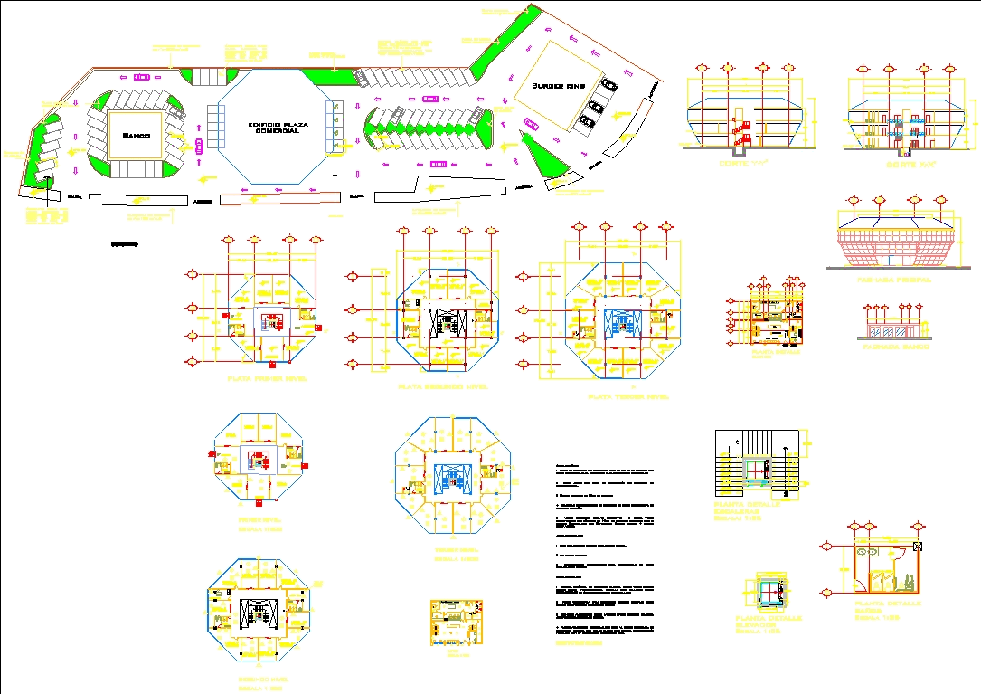 Plaza Comercial Diamante En Autocad Descargar Cad 1 66 Mb Bibliocad