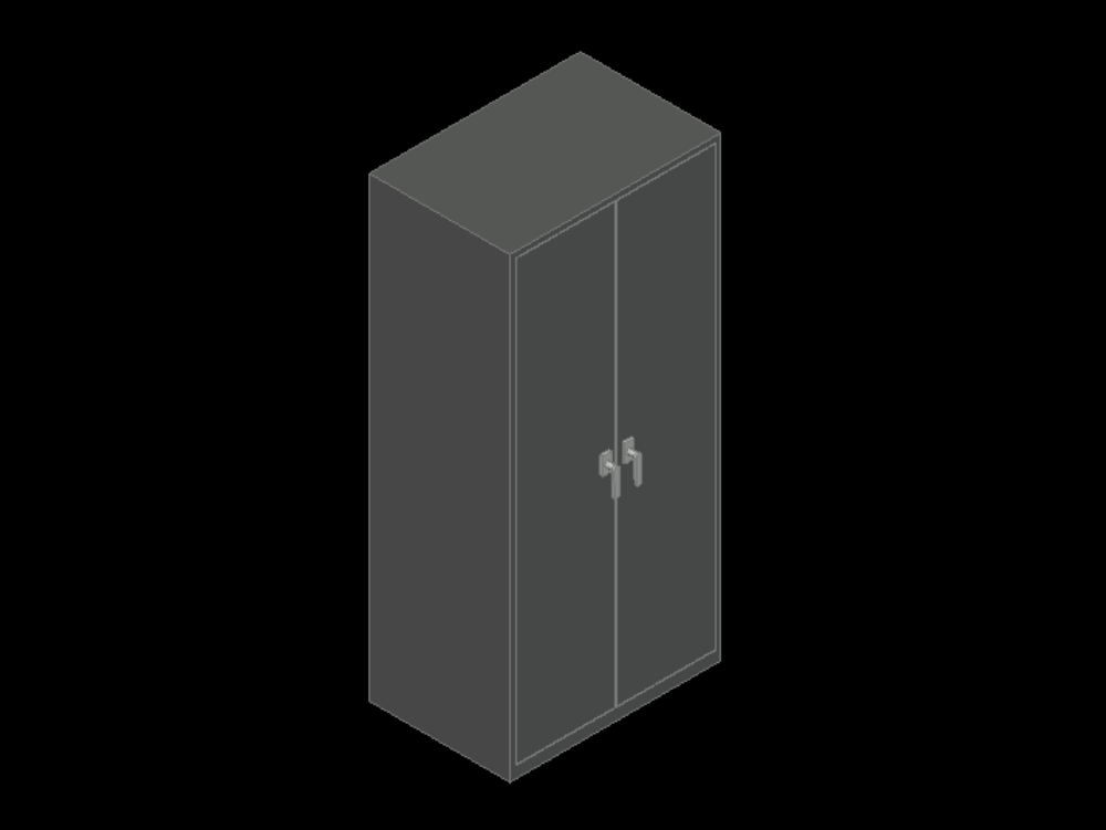 Tool cabinet in 3d.