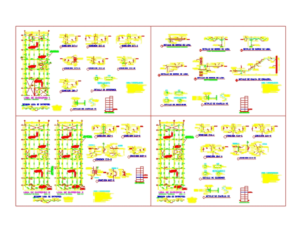 Detalles losacero en AutoCAD | Descargar CAD (565.75 KB ...