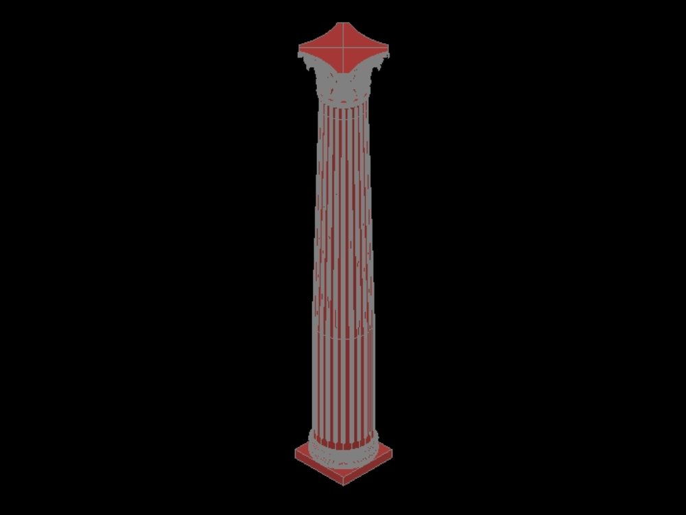 Corinthian Column Fluted