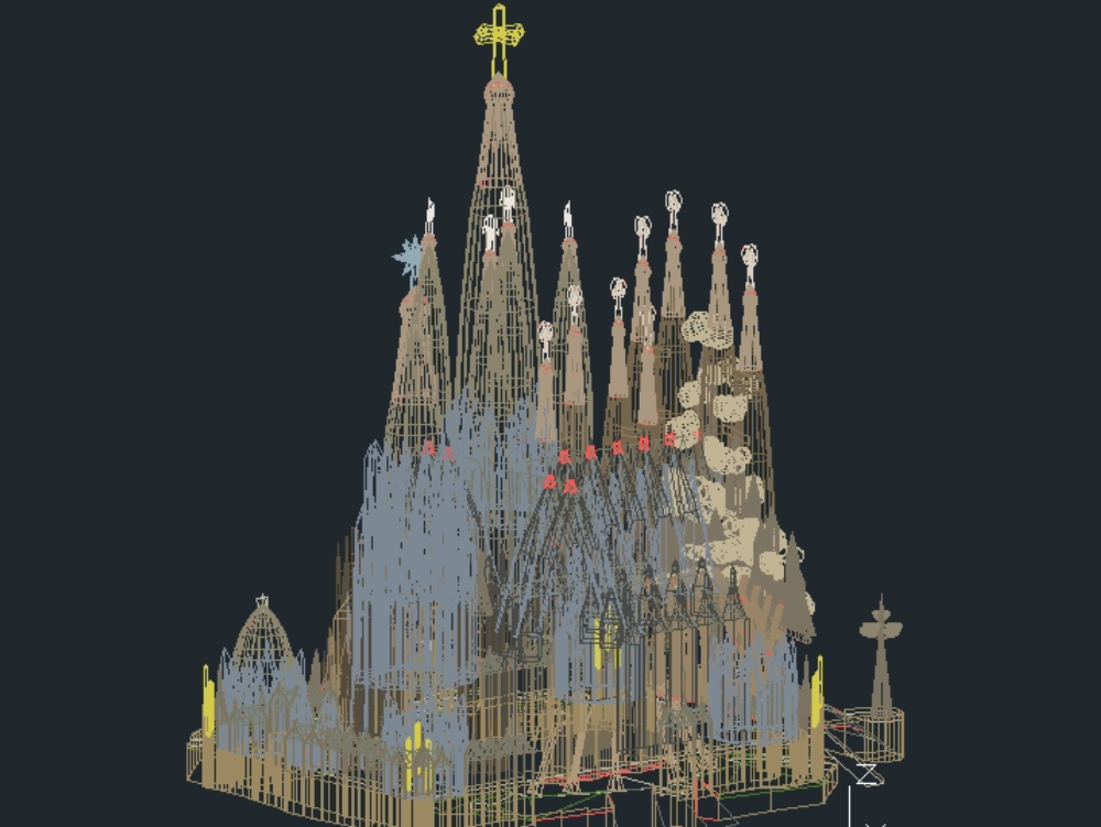 Catedral  Sagrada Familia 3D