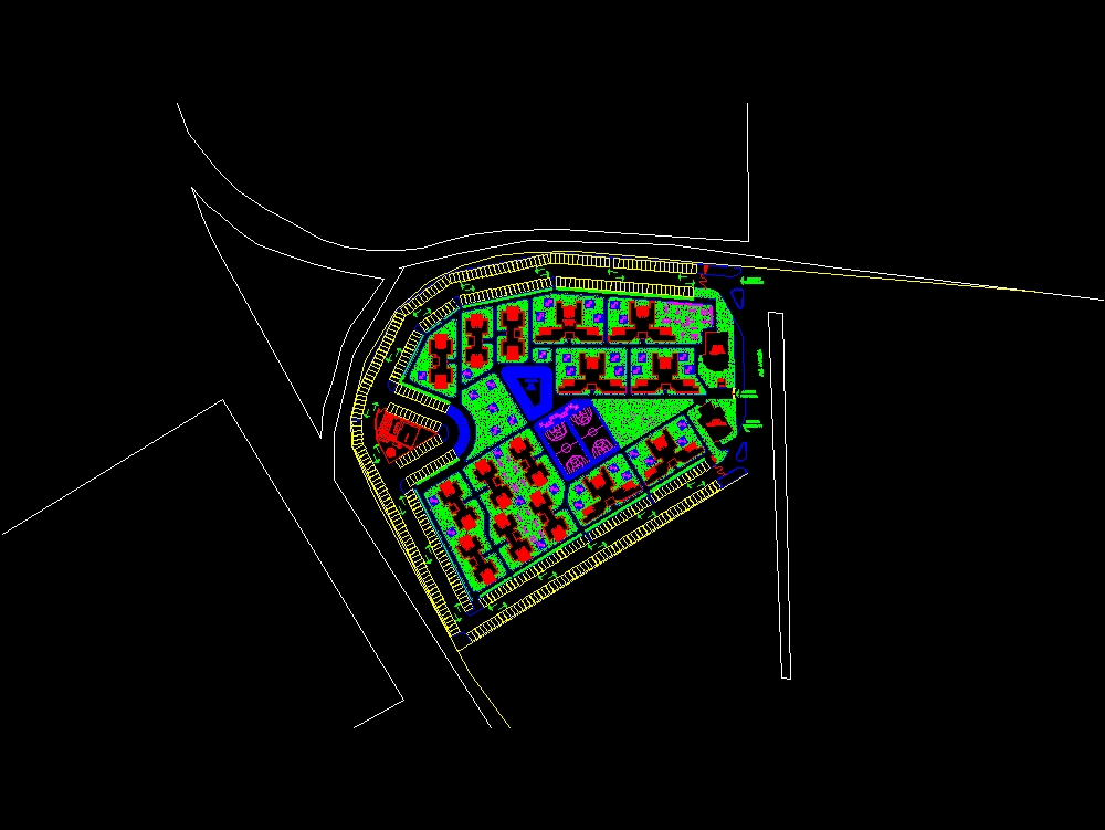 Design of a block with housing complex