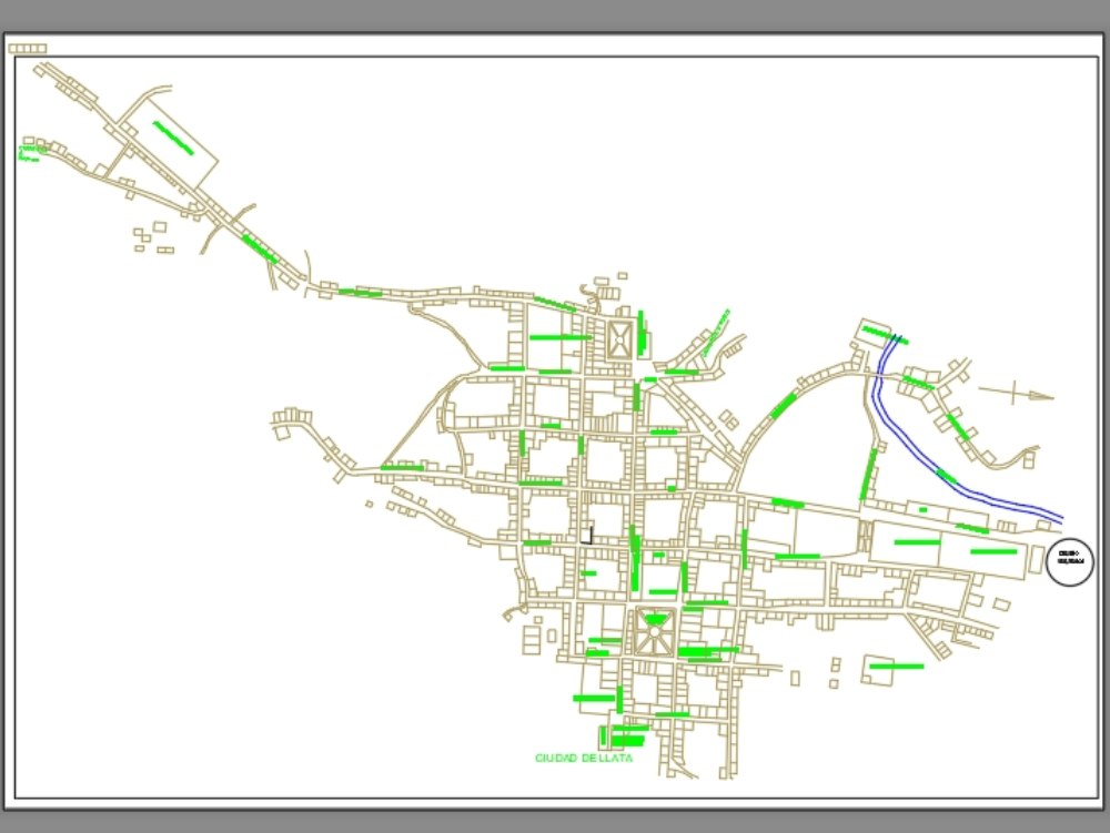 Plan de la ville de Llata