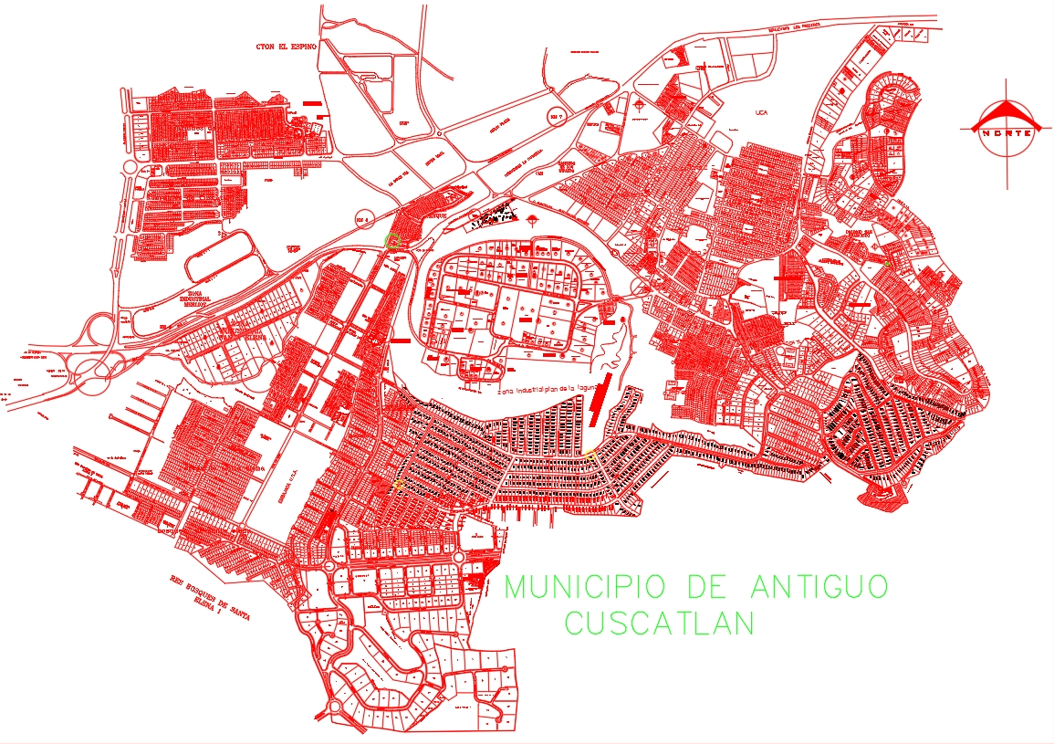 Cartografía de Antiguo Cuscatlán
