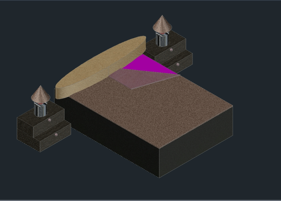 3d bed and light table