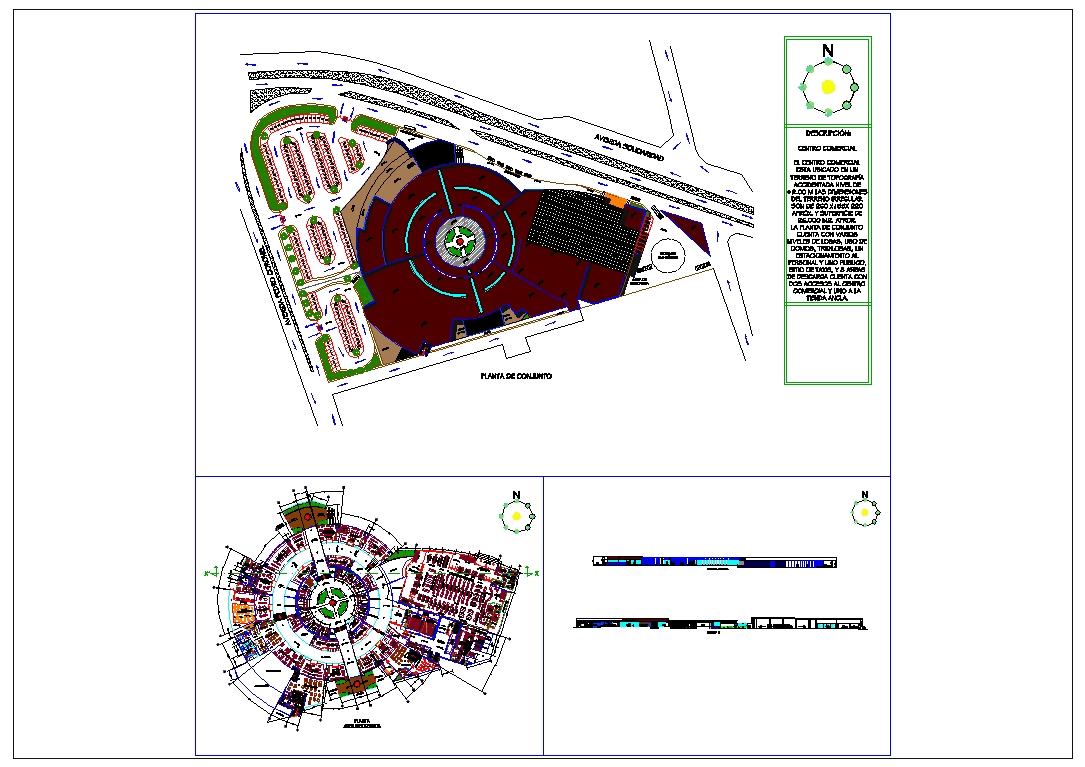 Centro Comercial Em Autocad Baixar Cad 4 02 Mb Bibliocad