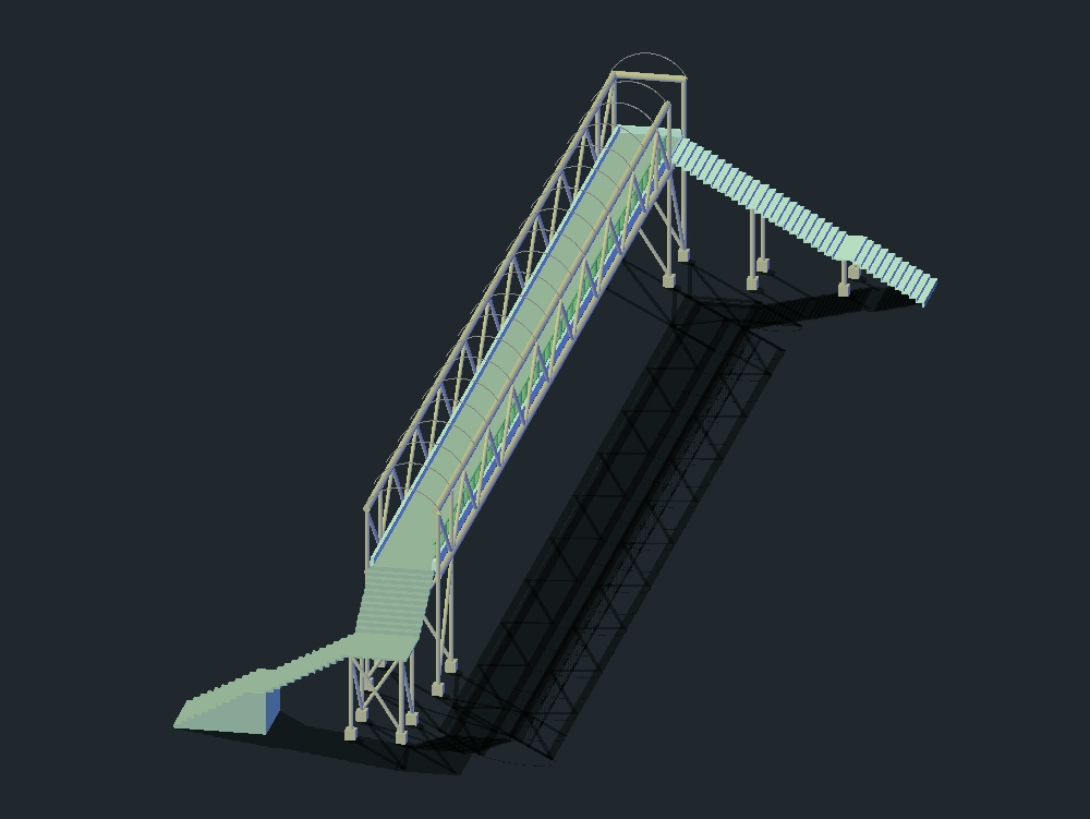 Puente Peatonal 3D