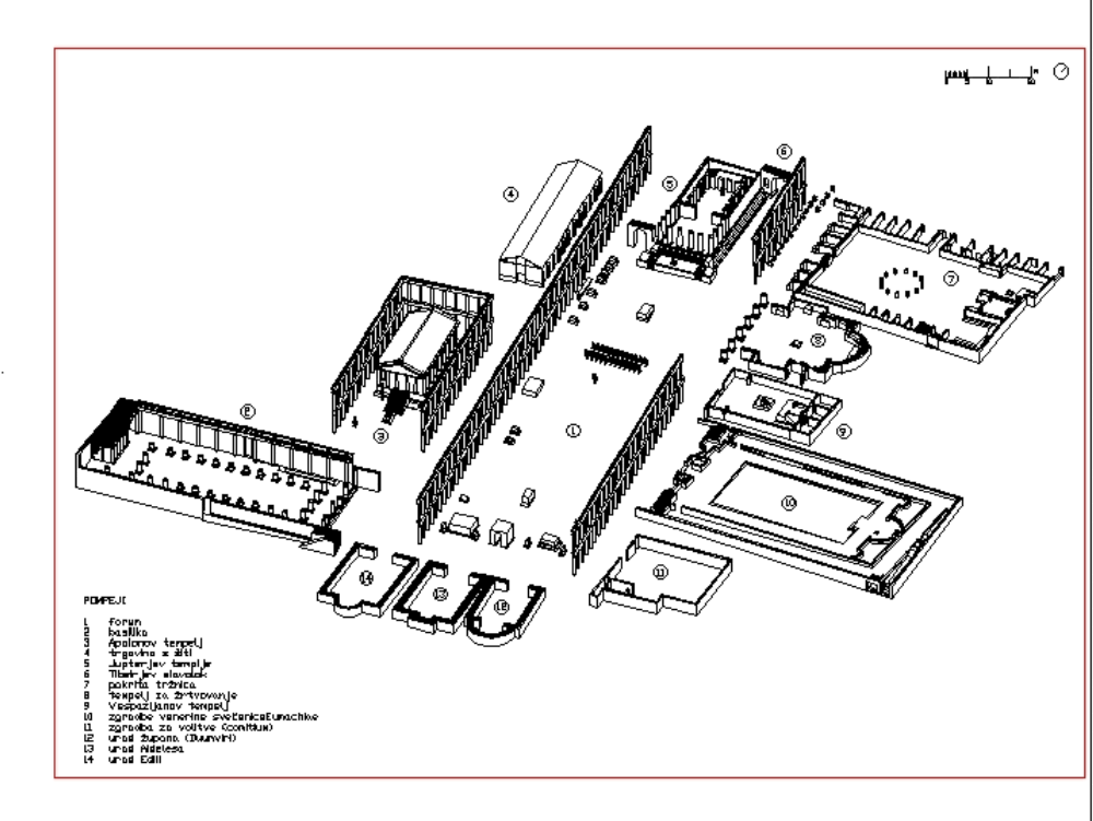 Pompeii in AutoCAD | Download CAD free (3.76 MB) | Bibliocad