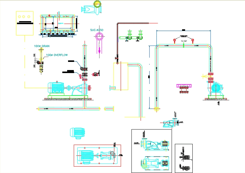 Fire pump system in AutoCAD | CAD download (349.45 KB ... fire alarm system block diagram 