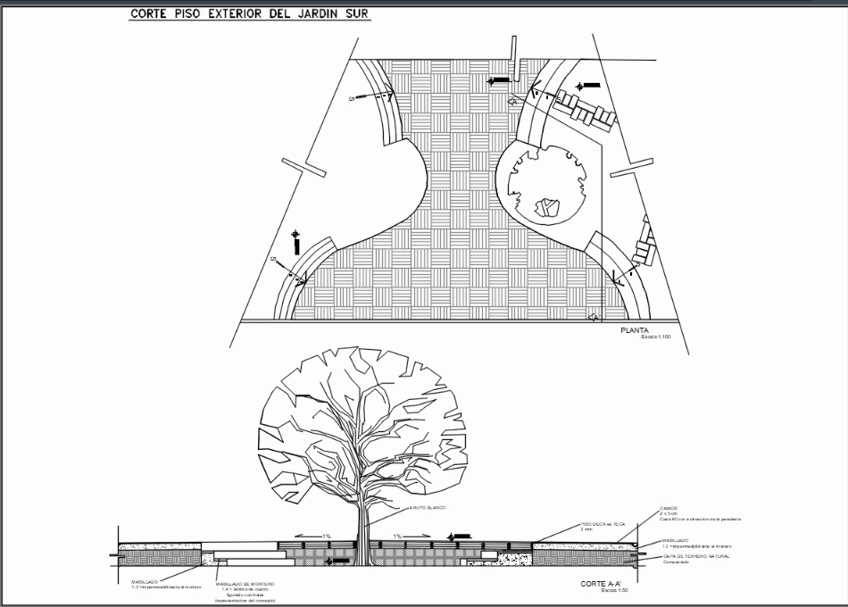 Deck en AutoCAD Descargar CAD gratis (190.11 KB) Bibliocad