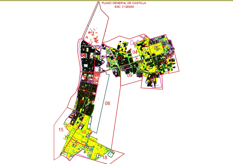 map of the city of castilla in peru