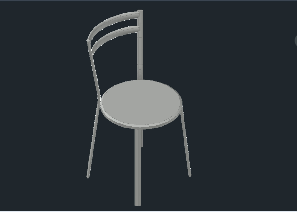 3D-Cafeteria-Stuhl