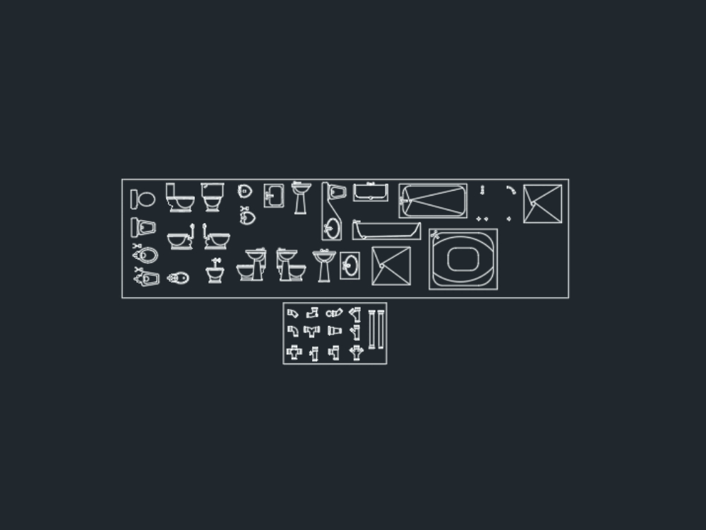 Instalación Sanitaria En Autocad Descargar Cad Gratis 6391 Kb Bibliocad 