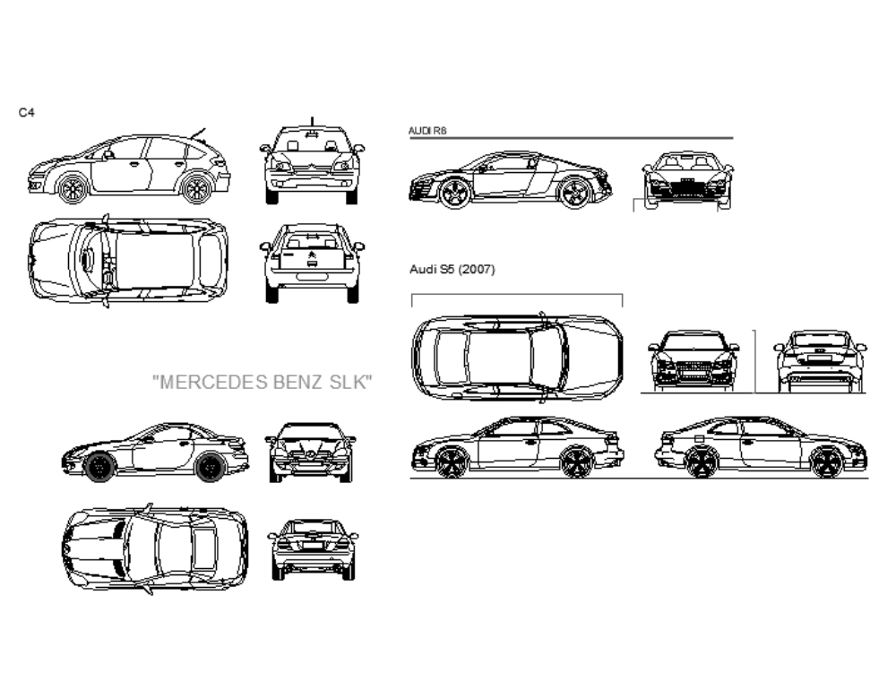 Bloques de automóviles