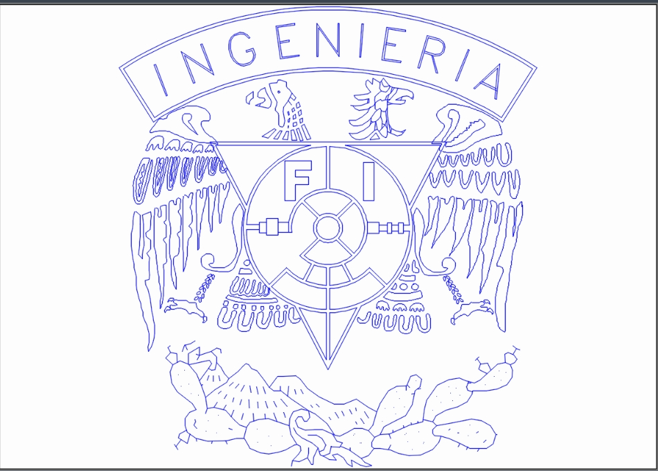 Unam engineering faculty logo