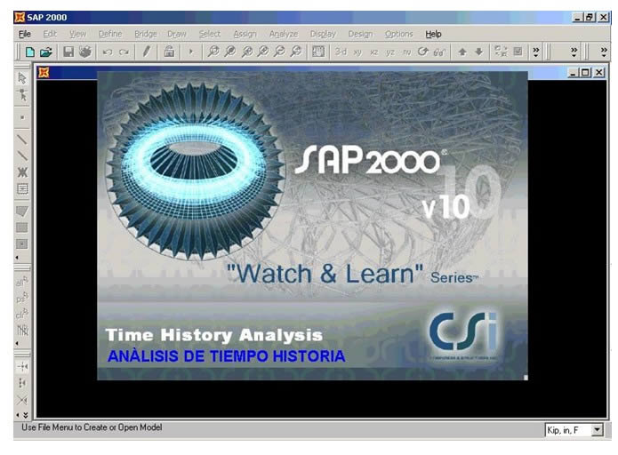 histórico de tempo de análise - sap 2000
