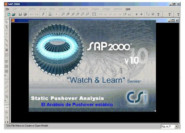 análise estática - SAP 2000